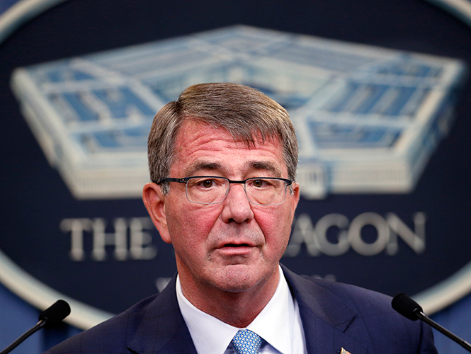El secretario de Defensa, Ashton Carter, explicó que los soldados ayudarán a las fuerzas de seguridad iraquíes a rodear la ciudad de Mosul y lanzar el asalto final para retomarla.